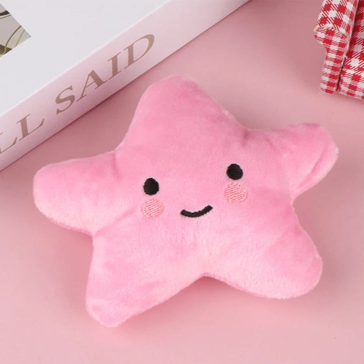 Almofada de Pelúcia em Formato de Estrela e Nuvem