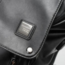 Mochila de Couro PU com Carregamento USB