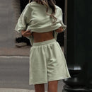 Conjunto Casual Feminino de Camisa e Short