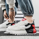 Tênis Casual Masculino com Detalhes em Patchwork