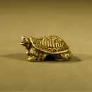 Miniatura de Tartaruga Dourado Envelhecido