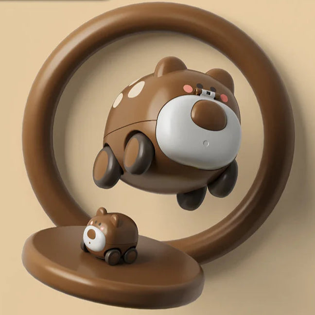 Carrinho de Animal com Catapulta