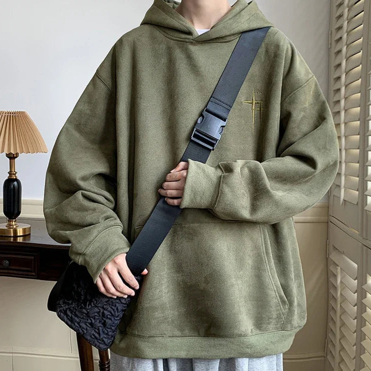 Moletom Masculino com Capuz e Estilo Urbano