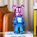 Escultura Decorativa de Urso em Cerâmica – 18 Cores Disponíveis