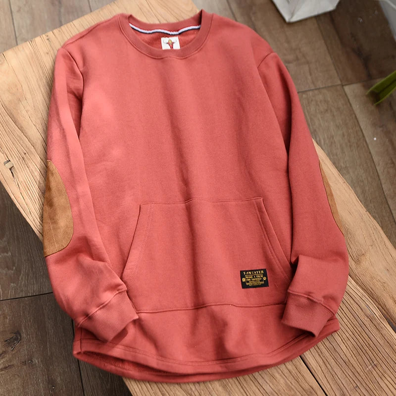 Blusa de Moletom Masculina Gola Redonda