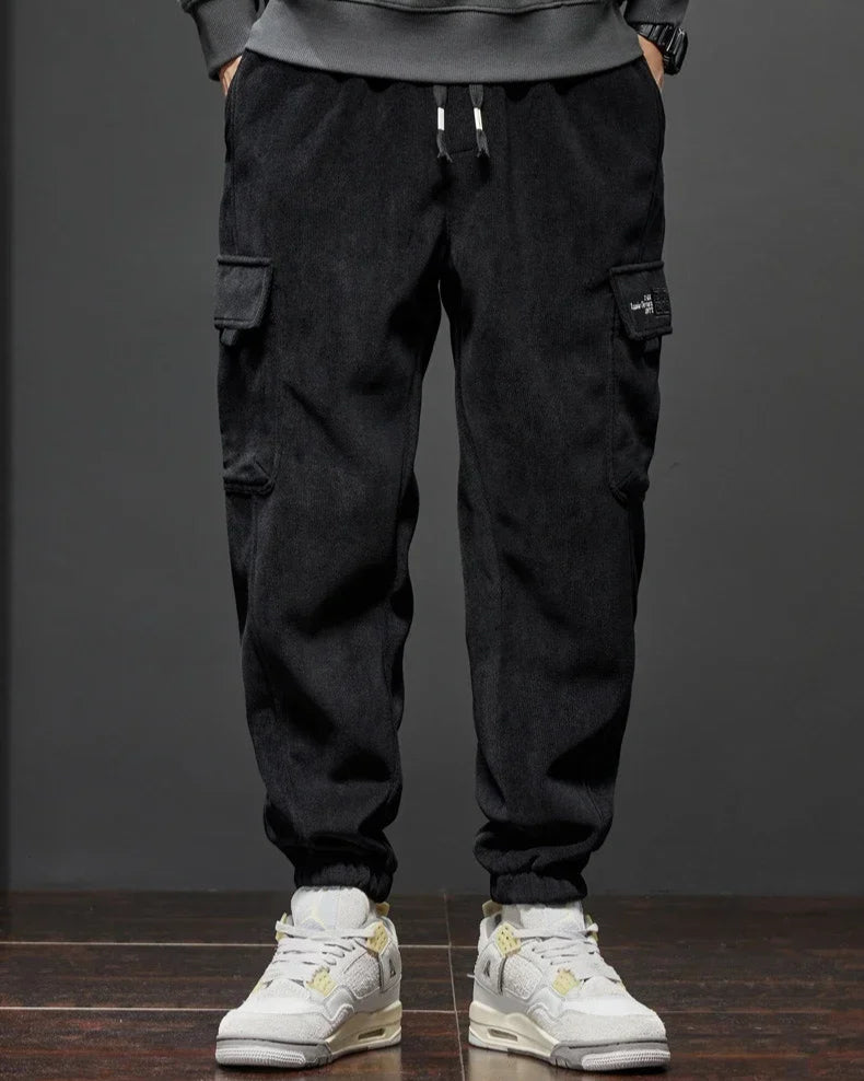 Calça Cargo Masculina com Bolsos Laterais