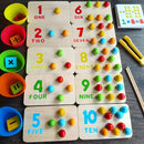 Brinquedo Educativo de Contas com Bolinhas