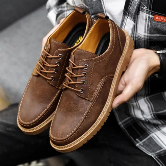 Sapato Casual Masculino de Couro PU