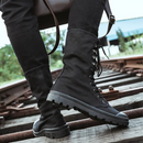 Coturno Masculino Cano Médio