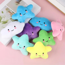 Almofada de Pelúcia em Formato de Estrela e Nuvem