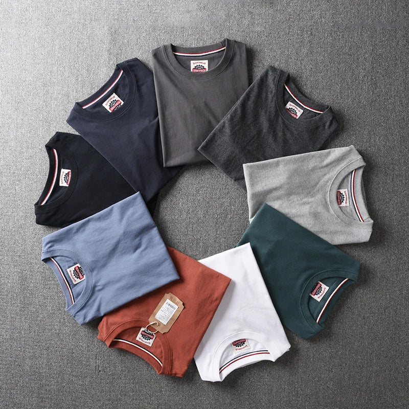 Camiseta Masculina Casual de Algodão