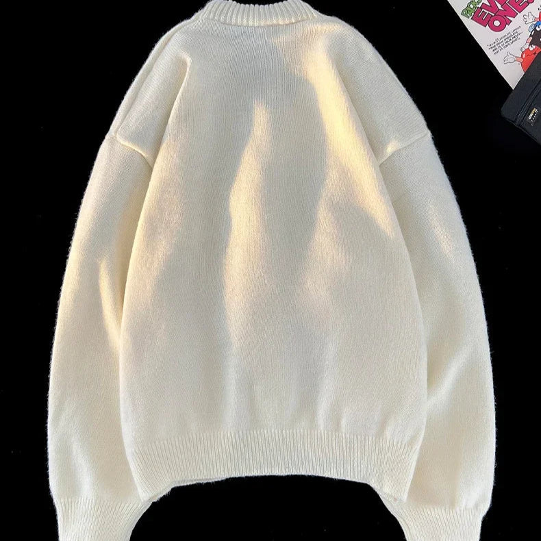 Cardigan Masculino de Tricô com Decote em V