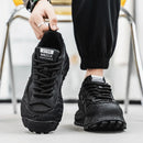 Tênis Casual Masculino com Detalhes em Patchwork