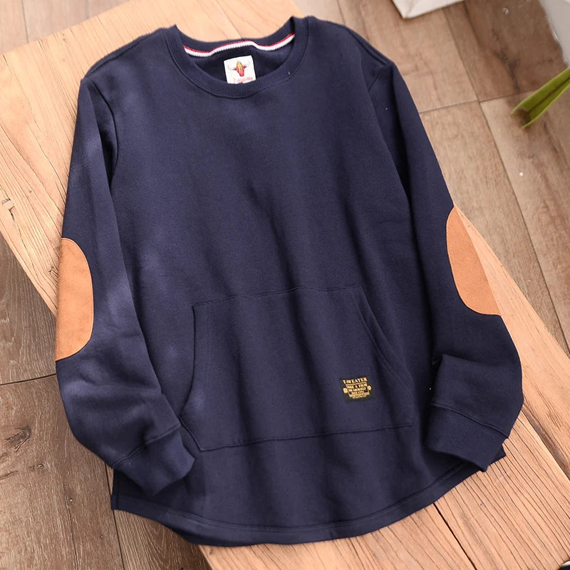 Blusa de Moletom Masculina Gola Redonda