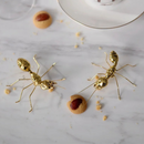 Estatuetas de Borboleta e Formigas em Miniatura