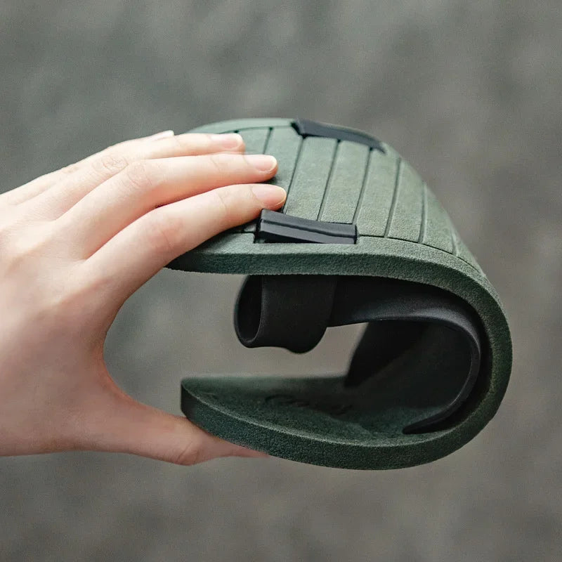 Chinelo Casual Masculino de Borracha com Tiras Cruzadas