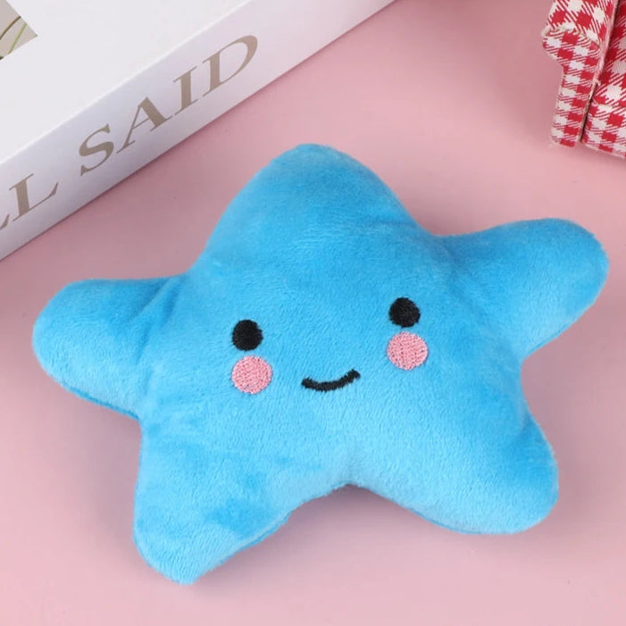 Almofada de Pelúcia em Formato de Estrela e Nuvem