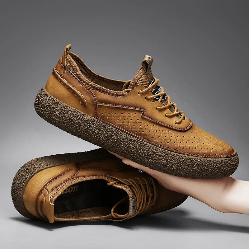 Sapato Casual Masculino de Couro