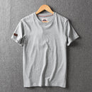 Camiseta Masculina Casual de Algodão