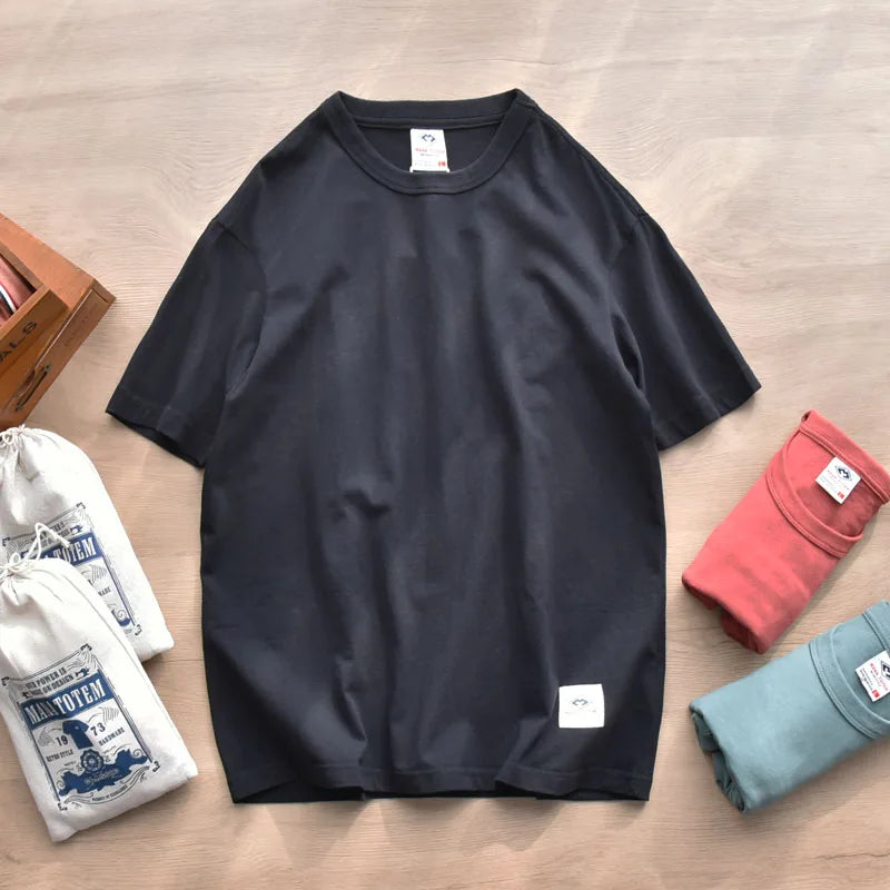 Camiseta Masculina Casual de Algodão