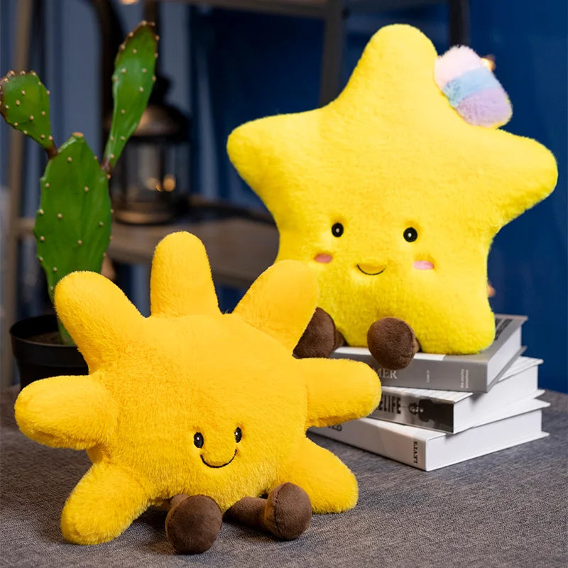 Almofadas Decorativas de Lua, Estrela, Nuvem e Sol