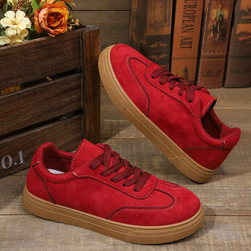 Tênis Feminino Vermelho Casual
