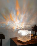 Luminária com Projetor de Ondas do Oceano