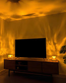 Luminária com Projetor de Ondas do Oceano